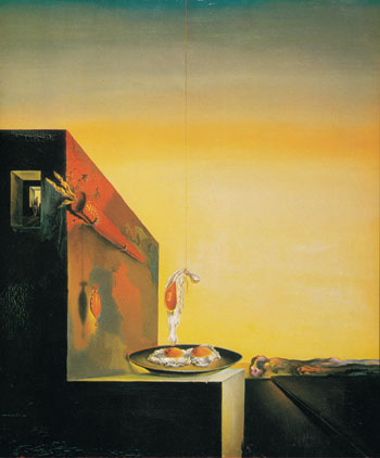 Fired Eggs on a Plate without the Plate 1932 - Salvador Dali reproduction oil painting