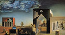 Suburbs of Paranoiac Critical Town Afternoon on the Outskirts of European History 1936 - Salvador Dali reproduction oil painting