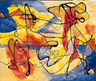 Black Pouring Over Color circa 1952 - Jackson Pollock