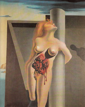 Bleeding Roses 1930 - Salvador Dali reproduction oil painting