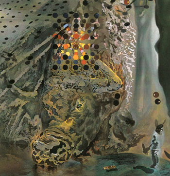 Hallucinogenous Bullfighter - Salvador Dali reproduction oil painting