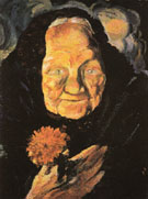 Portrait of Grandmather Llucia c1917 - Salvador Dali