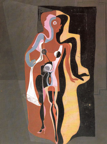 Barcelona Mannequin 1927 - Salvador Dali reproduction oil painting