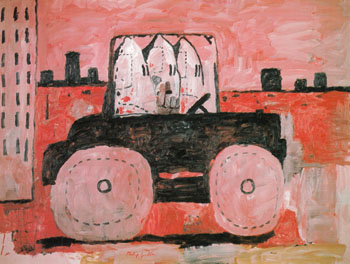 City Limits 1969 - Philip Guston reproduction oil painting