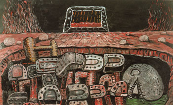Pit 1976 - Philip Guston reproduction oil painting