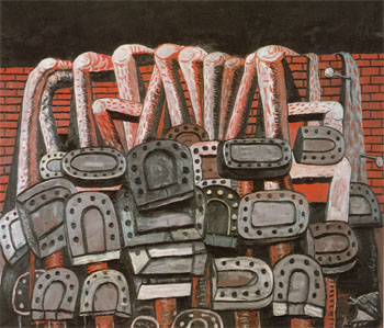 Ancient Wall 1976 - Philip Guston reproduction oil painting