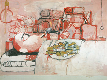 Painting Soking Eating 1973 - Philip Guston reproduction oil painting