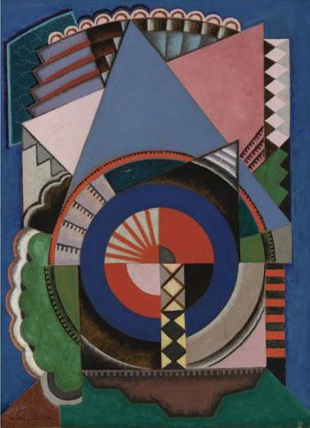 Composition 1920 - Auguste Herbin reproduction oil painting
