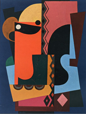 Composition 1921 - Auguste Herbin reproduction oil painting