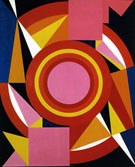 Diable c1958 - Auguste Herbin reproduction oil painting