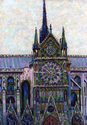 Notre Dame de Paris 1903 - Auguste Herbin reproduction oil painting