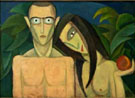 Adam I Ewa 1923 - Victor Brauner reproduction oil painting