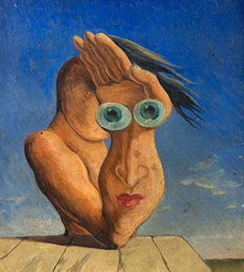 Compozitie Portret - Victor Brauner reproduction oil painting