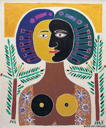Deedoulblement Vegetal 1955 - Victor Brauner reproduction oil painting