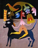 La Base et le Sommet 1964 - Victor Brauner reproduction oil painting