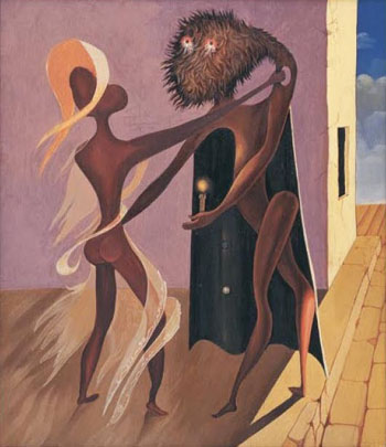 La Fiancee de La Nuit 1937 - Victor Brauner reproduction oil painting