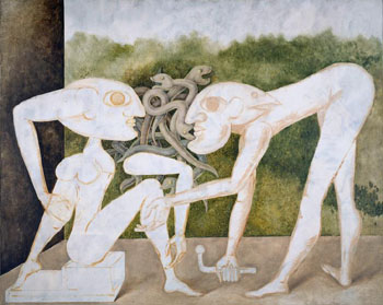 La Palladiste 1943 - Victor Brauner reproduction oil painting