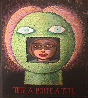 Tete a Boite a Tete 1938 - Victor Brauner reproduction oil painting