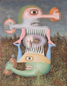 Totem de la Subjectivite Blessee II 1948 - Victor Brauner