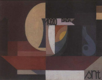 Composition Dada 1920 - Sophie Taeuber Arp reproduction oil painting