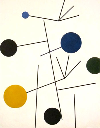 Rising Falling Flying 1934 - Sophie Taeuber Arp reproduction oil painting