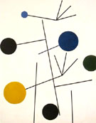 Rising Falling Flying 1934 - Sophie Taeuber Arp reproduction oil painting