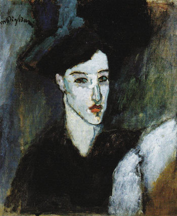 The Jewess c1908 - Amedeo Modigliani reproduction oil painting