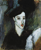 The Jewess c1908 - Amedeo Modigliani reproduction oil painting