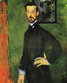 Portrait of Paul Alexandre Against a Green Background 1909 - Amedeo Modigliani