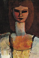 Womans Head 1910 - Amedeo Modigliani