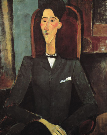 Portrait of Jean Cocteau 1916 - Amedeo Modigliani reproduction oil painting