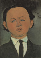 Portrait of Oscar Miestchaninoff Mechan 1917 - Amedeo Modigliani