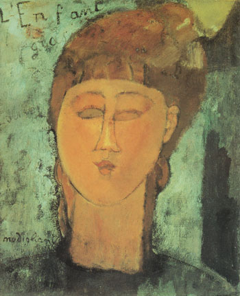 The Fat Child LEnfant Gras 1915 - Amedeo Modigliani reproduction oil painting