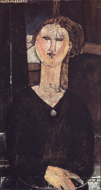 Antonia 1915 - Amedeo Modigliani reproduction oil painting