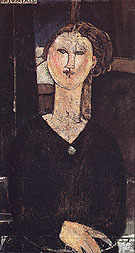 Antonia 1915 - Amedeo Modigliani reproduction oil painting