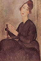 Seated Woman 1918 - Amedeo Modigliani