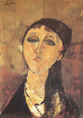 Louise 1915 - Amedeo Modigliani reproduction oil painting
