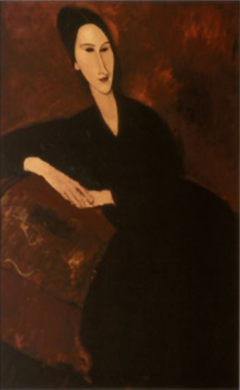 Anna Zborowska - Amedeo Modigliani reproduction oil painting