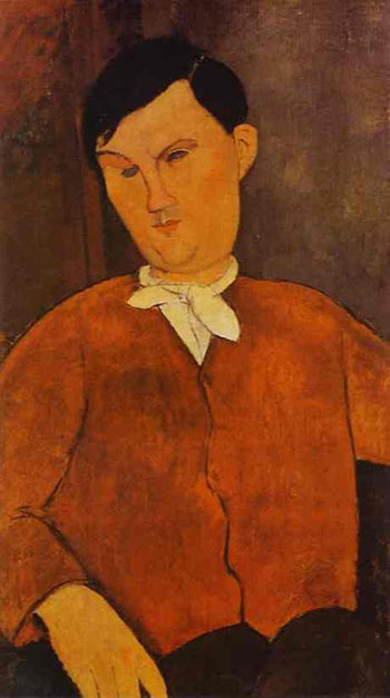 Monsieur Deleu 1916 - Amedeo Modigliani reproduction oil painting