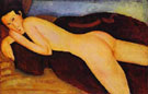 Reclining Nude from the Back 1917 - Amedeo Modigliani reproduction oil painting