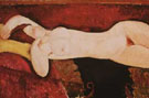 Nude Woman Reclining - Amedeo Modigliani reproduction oil painting