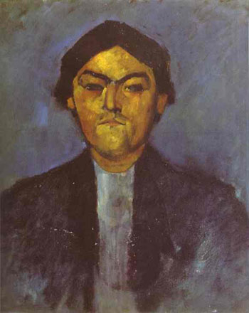 Portrait of Pedro 1909 - Amedeo Modigliani reproduction oil painting