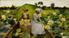 Lotus Lilies 1888 - Charles Courtney Curran reproduction oil painting