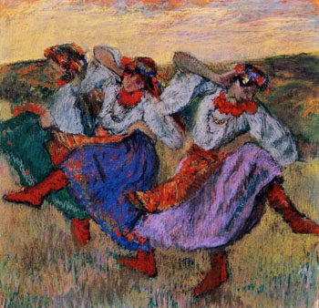 Russian Dancers 1899 - Edgar Degas reproduction oil painting