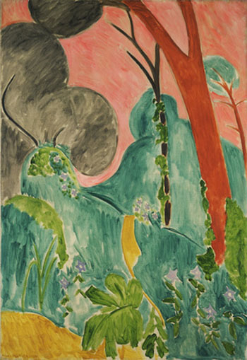 Periwinkles Moroccan Garden 1912 - Henri Matisse reproduction oil painting