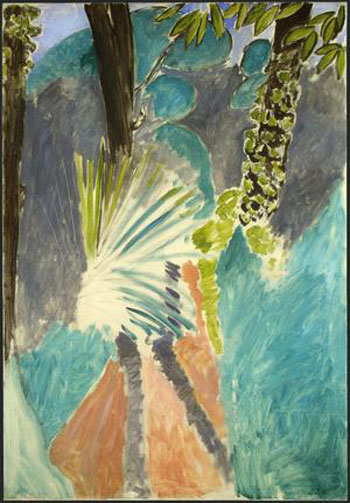 Palm Leaf Tangier 1912 - Henri Matisse reproduction oil painting