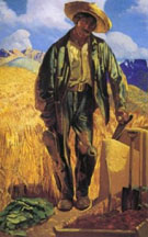 New Mexico Peon 1921 - Ernest L Blumenschein
