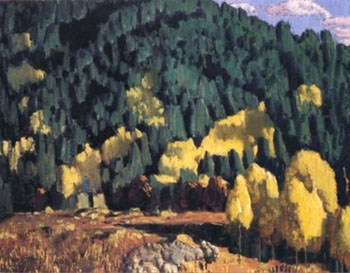 Taos Canyon - Ernest L Blumenschein reproduction oil painting