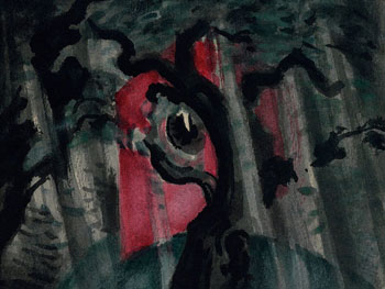 Florianus Dancing Trees At Night - Oscar Bluemner reproduction oil painting