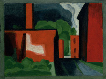 Untitled 1934 - Oscar Bluemner reproduction oil painting